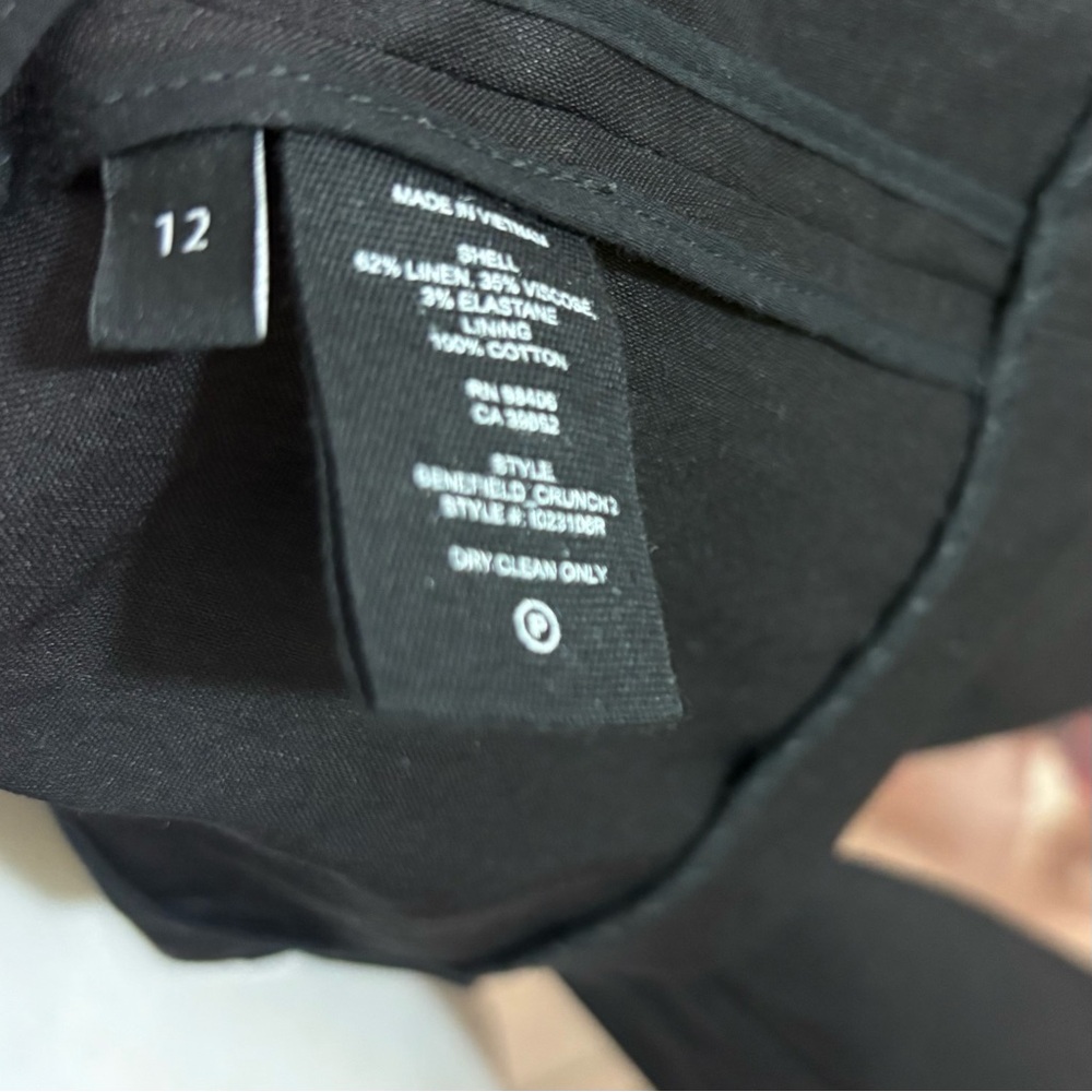 NEW Theory Women's linen Benefield Blazer Jacket - Picture 10 of 11